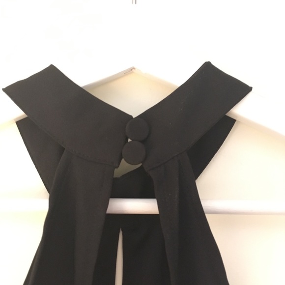 Front slit, part open back skater dress - Picture 5 of 5